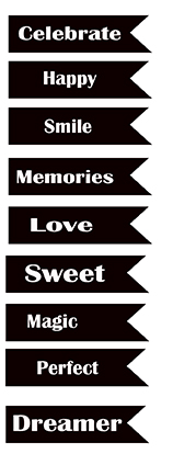 Flat banner words celebrate 100 x 150sold 3's